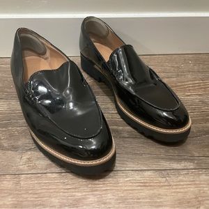 Black loafers